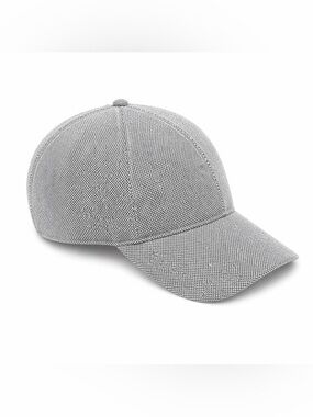 TRISTAN GREY TEXTURED BASEBALL CAP MINIMAL CLASSIC HAT